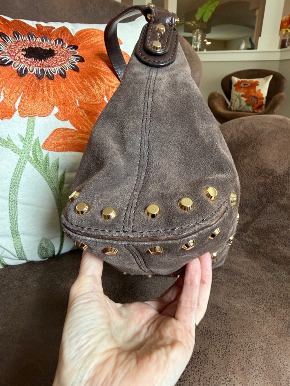 MICHAEL KORS SUEDE BAG - Picture 7 of 15